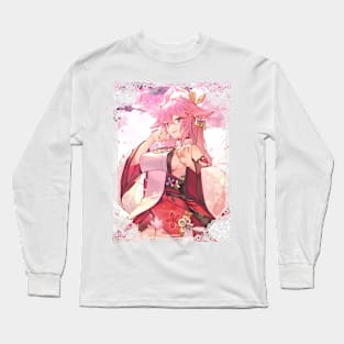 Yae Miko the Beautiful Long Sleeve T-Shirt